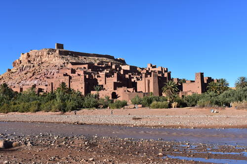 Aït Benhaddou: The Ksar with the river running in front of it