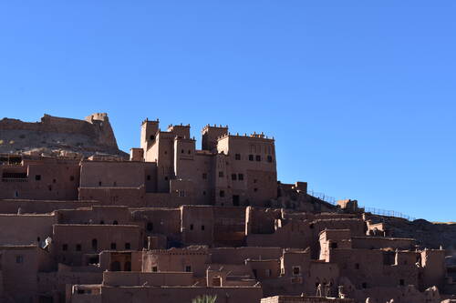 Aït Benhaddou: Looking up at the Ksar from the bottom